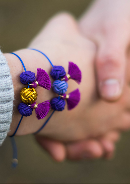 LAVENDER Boho Bracelet