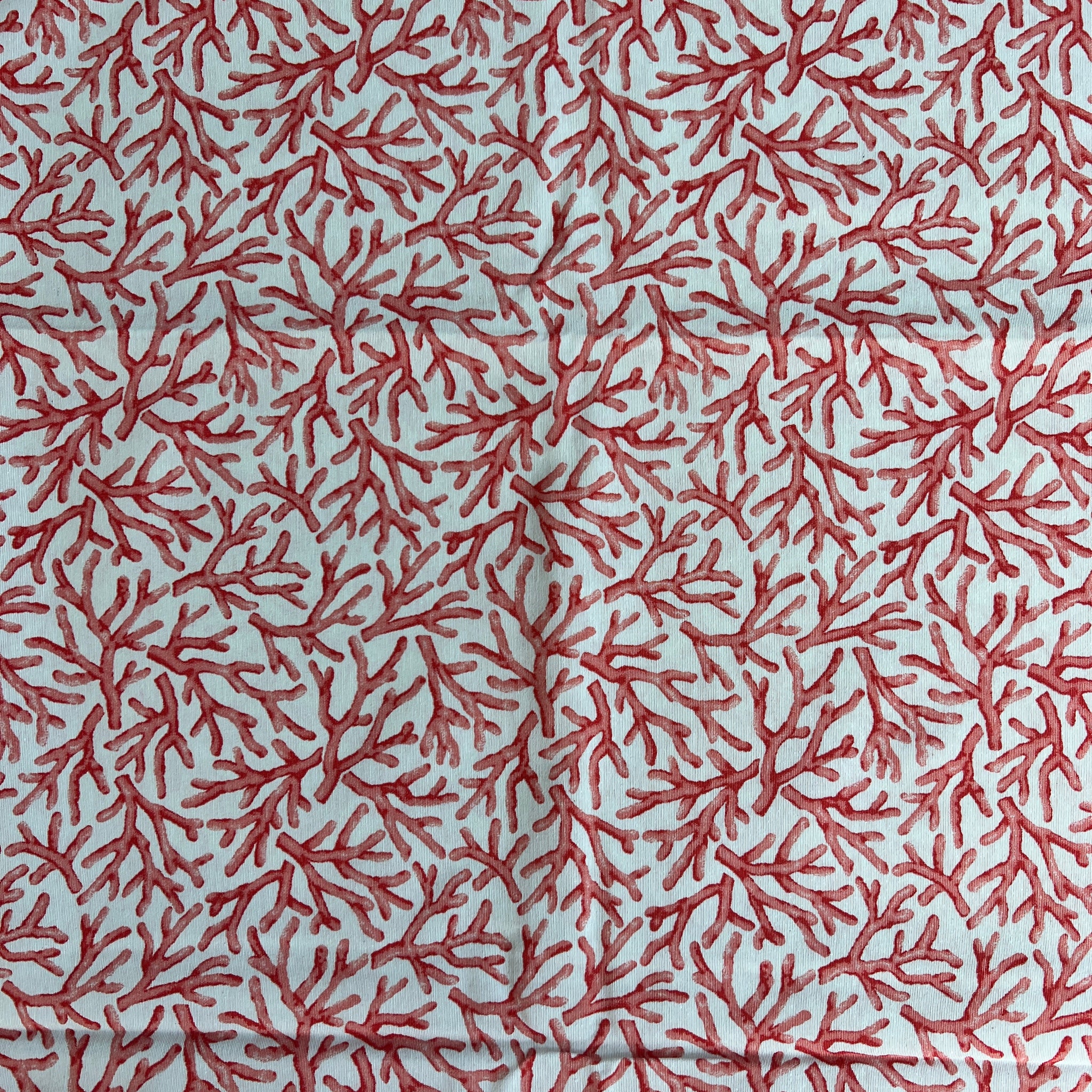 Polsterstoff Strandhaus maritimer Stil korallen rot 